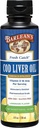 Barlean's Cod Liver Oil Liquid Supplement, Omega 3 Fish Oil 900 EPAmg eta DHA Plus bitamina D, Osagarriak Joint, Brain eta Heart Health Support, Lemonade Flavor, 8 oz