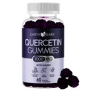 Quercetin Gummies with Elderberry, Zinc & Vitamin C – Immune Support Supplement – Antioxidant & Seasonal Wellness – Vegan, Non-GMO, Natural Berry Flavor – 60 Gummies