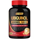 DRFOSTER Coq10 400mg Softgels Ubiquinol with PQQ & Vitamin E, Olive Oil, Heart, Brain & Energy Support - 120 Days Supply