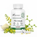 Palmitoylethanolamide Pea Supplement Plus, 600mg 120 Capsules | High Strength Luteolin Supplement Supports Joint Mobility, Calmness & Nerve Health – Vegan Capsules - Made in New Zealand