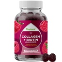 Hydrolyzed Collagen Peptides for Women with Biotin - Hair, Skin and Nails Vitamins for Elasticity, Vitality & Hydration Gummies - Naturally Sourced Biotin and Collagen for Women - 90 Count