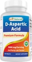 Best Naturals D Aspartic Acid (DAA) 3000mg pro Servieren - Non-GMO & Gluten Free - 180 Tabletten