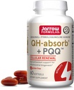 Jarrow Formules QH-Absorb + PQQ - 60 Softgels - Podpora Mitochondrial Biogenéza, Výroba energie a kardiovaskulárne zdravie - Až 60 Servisov