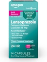 Basic Care Lansoprazol Odložené kapsuly, 15 mg, Liečba časté pálenie záhy, 14 Počet