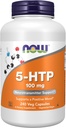 NU Mattilskudd, 5-HTP (5-hydroksytryptofan) 100 mg, nevrotransmitter støtte*, 240 Veg Kapsler