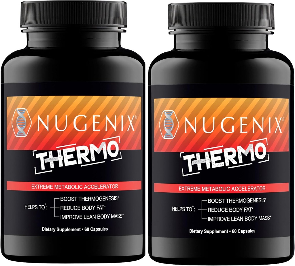 Nugenix Thermo - Termogenic Fat Burner Supplement Pills for Men, Extreme Metabolicifier, 120 Kont