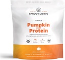 Sprout Living Simple Pumpkin Seed Protein Powder, 20 Grams Organic Plant Based Protein Powder Without Artificial Sweeteners, Non Dairy, Non-GMO, Vegan, Gluten Free, Keto Drink (5 libra)