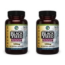 Amazing Herbs Premium Black Seed Oil Capsules - High Potency, Cold Pressed Nigella Sativa Aids in Digestive Health, Immune Support & Brain Function - 60 Count, 1250mg (60 Count (Pack of 2))