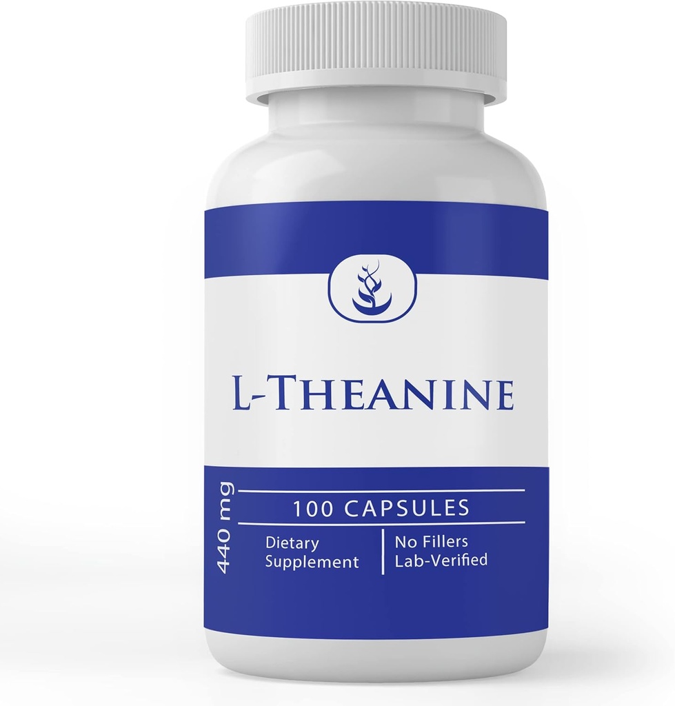Priginal Indigrigins L-theanine (100 Capsules) บริสุทธิ์เสมอ, no Additutions หรือ fluginers, Labificed