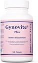 Optimox Gynovite - Suplementos de Menopausa para Mulheres, Suporte pós-menopausa Vitaminas para Flash Quente, Suor Noturno, Conforto Menopausal Feminino - 180 Comprimidos