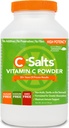 C- Salte C-vitamin pulver supplement - 100% Pure High Dosis Buffered C-vitamin pulver til immunforsvar - Økologisk, sukkerfri, Vegan, Non- GMO, Stomach- Friendly, Original 26 oz