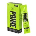 PRIME HYDRATION+ Sticks לימון Lime | אבקת הידרה רווקה מגישה מקלות | אבקת אלקטרוליט על Go | Low Sugar | Caffeine-Free | 6 Sticks