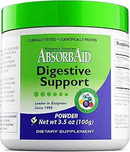 AbsorbAid Digestive Enzymes 100 Grams, Proven to Increase Vital Nutrient Absorption by up to 71%