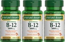 Nature's Bounty Vitamin B-12 5000 mcg, 40 Quick Dissolve Tablets (Pack of 3)