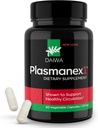 Daiwa Plasmanex 1 - blood and Vein Circulation supplements — Balance Circulation, Encourage Healthy Legs and Veins - 60 Vegan Capsules