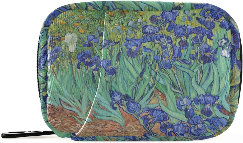 Naanle Irises Van Gogh 7 dies Bagh, Baggy Pill, organitzador del Portable Casella Llier, compacte per a Regata Holder suplementari