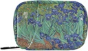 Naanle Irises Van Gogh 7 päeva Pill Case Bag Travel Pill Korraldaja Zipper Portable Weekly Case Compact Suurus Vitamiini täienduse hoidja