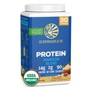 Organic Plant Based Protein Powder | Vegan Organic Protein Powder with BCAA Amino Acids & Hemp Seed Pea Blend | Non-GMO Soy Dairy Filler & Gluten Free (Chocolate Peanut Butter, 30 Servings)