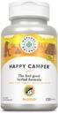 Gamtos Balance Happy Camper - Feel- Good Mood Support Addition - Gotu Kola, Passion Flower, Kava Kava Capsules - 60 dienų garantija (120 Count)