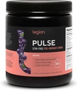 LEGION Pulse PreWorking Addition - All Natural Nitric Oxide Preworking Drink to Boost Energy, Creatine Free, Natural Sweeten, Beta Alanine, Citrulline, Alpha GPC (Caffeine Free Graph)