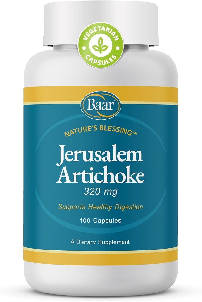 Baar Organic Jerusalem Artiskoke, 320 mg, 100 kapsler