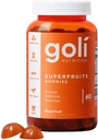 Goli Nutritional Supplement, SuperFruits Beauty Gummy Vitamin - 60 Count - Collagen-Promoting materialları - Qarabağlı, Vegan, Bitki-based, Non-GMO, Gluten-Free & Gelatin Pulsuz