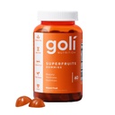 Goli Superfruits Beauty Gummies with Bamboo Silica - Vitamins A, C, E, Zinc - Collagen Support with Superfruit Blend - Vegan, Non-GMO, Gluten-Free