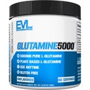 Pure Vegan L-Glutamine Powder Supplement - Evlution Nutrition Nitric Oxide Booster 5g L Glutamine Supplement for Post Workout Recovery Enhanced Pumps Gut Health Energy and Immunity - Unflavored