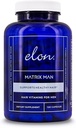 Elon Matrix Man - 60 ημέρες προσφοράς - Βιταμίνες για την ανάπτυξη των μαλλιών για τους άνδρες – Saw Palmetto & Biotin Advanced Formula Vitamins – Προάγει υγιή γεννητική ανάπτυξη – (120 κάψουλες)