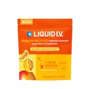 Liquid I.V.® Hydration Multiplier + Имунна поддръжка - Mango Passion fruit   потребяване на прах Електролит Drink Mix  по 1 Pack (14 Сервиз)