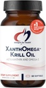 Dissenys per a Sanitat XanthOmega - Krill Petroli amb 12mmg Astrixing - Antioxidant, Phhoplipsids + EPA/ DHA Omega 3 - Cardio vascular. Aparença + Oll salut suplementari (60 Softls)