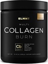 ELMNT Premium Chocolate Collages voor vrouwen Gewichtsverlies & Beauty w. Probiotica, ACV, KSM66, Hyaluronzuur, Biotine & Gepatenteerd Multi Collageen Peptiden Proteïnepoeder - Colageno Hidrolizado voor vrouwen