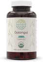 HerbEra Galangal 120カプセル、500 mg、USDA Organic Galangal(Alpinia Galangal)ドライルート(120カプセル)