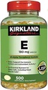 Kirkland Signature vitamīns E 180mg, 500 Softgels
