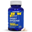 NATURAL STACKS Apigenin Supplement for Sleep - 50mg Apigenin & 600mg Lemon Balm - Melatonin Free Sleep Aid - with Passion Flower Extract for Stress Support* - 120 Lemon Balm Capsules