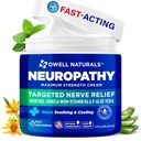 Owell Naturals Neuropathy Cream Extra Strength – Fast Absorbing Cooling for Leg, Feet & Hands – Advanced Soothing Formula with Aloe Vera, Arnica, MSM & Vitamin B6 – Made in USA, 2 fl oz