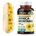BIO KRAUTER® Arnica Montana for Bruising and Swelling - Vegan & Pure Arnica Supplement in Capsules 500 mg per Serving 100 Caps - Used for Daily Wellness - No Fillers, Non-GMO - 100 Days of Supply