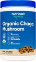 Nutricost 100% Organic Chaga Mushroom Powder 8oz (227 zerbitzu) - Certified USDA Organic, Gluten Free & Non-GMO