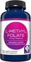 MD Life L- Methylfolate 7, 5 mg Addition - Professional- Grade Active L Methylfolate Addition - 30 капсули - L- Methylfolate 7, 5mg - Maximum Potency MTHFR W/ Essential Amino Acids