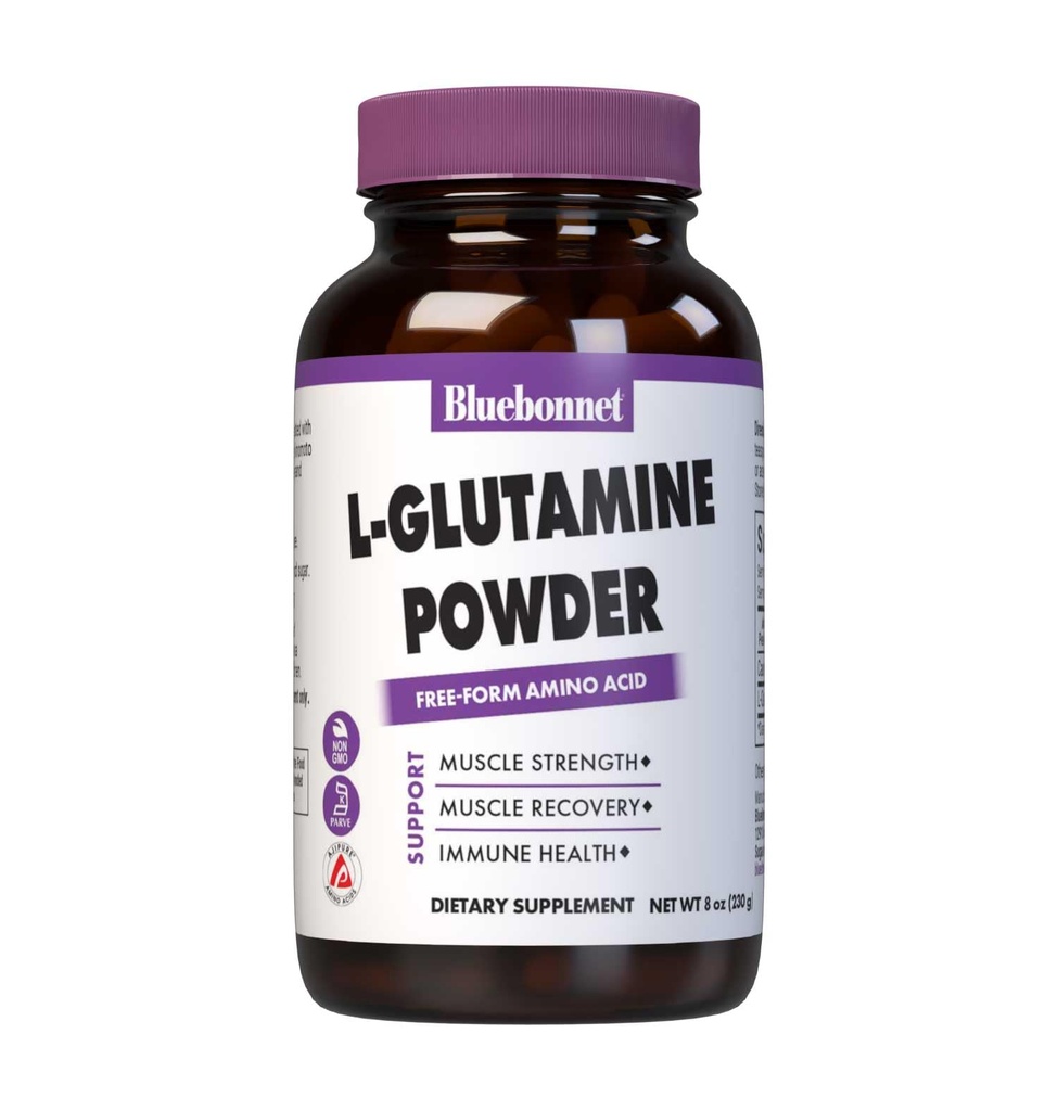 Bluebonnet Nutrition L-glutamine Powder, 8 Ounce