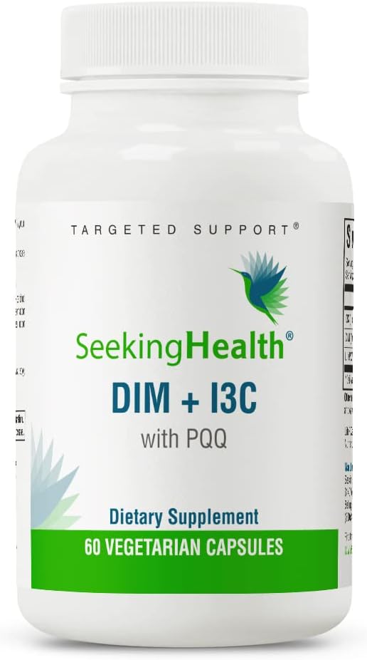 Suche Gesundheit DIM & I3C - Unterstützung gesunder Leber-Mebolismus von Estrogen - Formel mit DIM & I3C zur Unterstützung gesunder Zellreaktion - 400 mg, 60 Kapseln