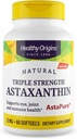Origins Sehat Astaxanthin 12 mg (Natural, Aspure, Triple Power, None-GMO, Gluten Free, Eye Dukung, Dukungan Gabungan, Dukungan Imunitas), 60 Softgeels