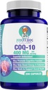 CoQ10 400 MG Per 2 Caps - Ubiquinone - Excellent Value - Heart, Brain & Cellular Supplement - Energy Support - 200 Caps in Bottle - by Foxxy Doc