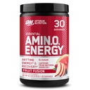 Optimum Nutrition Amino Energy - Pre Workout with Green Tea, BCAA, Amino Acids, Keto Friendly, Green Coffee Extract, Energy Powder - Fruit Fusion, 9.5 Ounce, 30 Servings (Packaging May Vary)