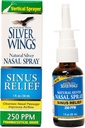 Naturweg Silber Flügel Sinus Relief Natürliches Silber Nasenspray - 250ppm - 1oz
