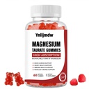 Magnesium Taurate Gummies - High Absorption Magnesium Supplement with Taurate, Glycinate - Supports Muscle Function, Calm & Relaxation - Veg, Non-GMO, 60 Count