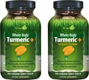 Irwin Naturals Whole Turmeric + Curcumin C3 Complex - 60 נוזל Soft-Gels, Pack of 2 - תומך ב- Whole-Body Wellness - 60 המשרתים המלאים
