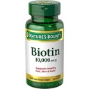 Nature's Bounty Biotin 10, 000 Mcg, Rapid Release Softgels 120 Ea (Pack of 2)