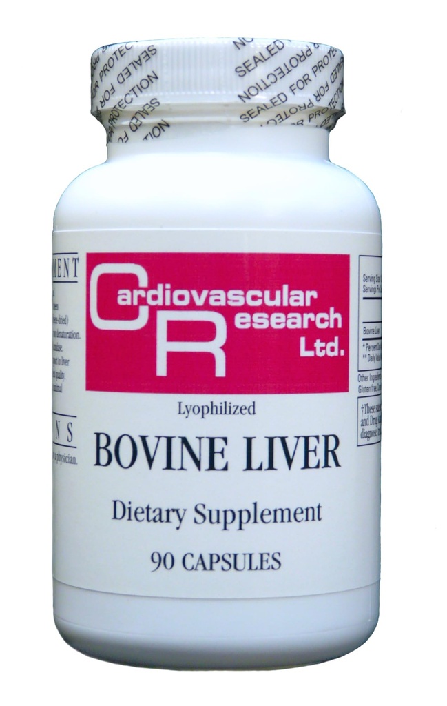 Cardiovascular Research Liver Extract, White, 90 Count