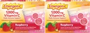 Emergen-C (30, Malinová príchuť, 1 mesiac Dietary Supplement Fizzy Drink Mix s 1000mg vitamín C, 0.32 Ounce Pakets, kofeín bez obsahu 2)